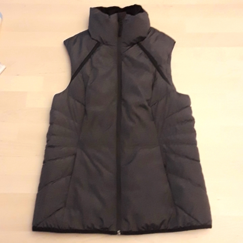 Like New Champion C9 High Collar Dark Grey Puffer Vest